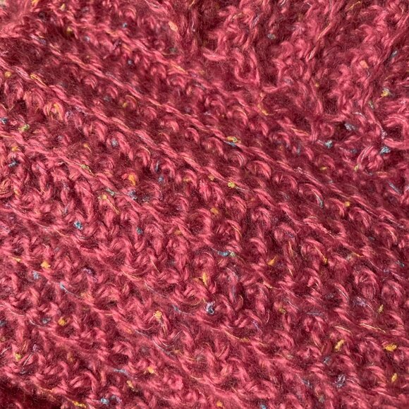 PINK WOOL SCARF - Picture 2 of 3